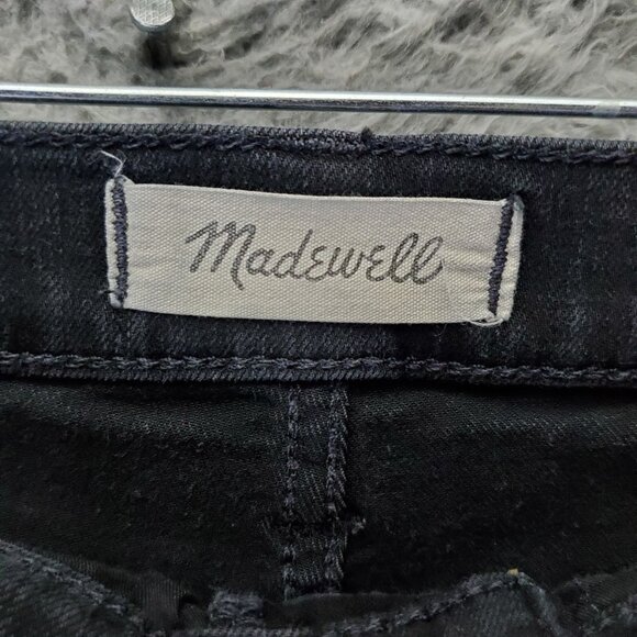 Madewell Jeans Womens 27 Black Roadtripper Skinny Stretch Denim - Picture 2 of 12